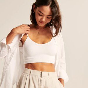 Triangle Bralette, Burgundy,  Abercrombie and Fitch